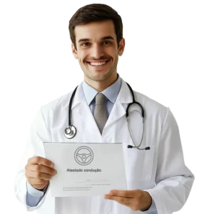 Consulta online para emissão de atestado de condução no Médico na Net