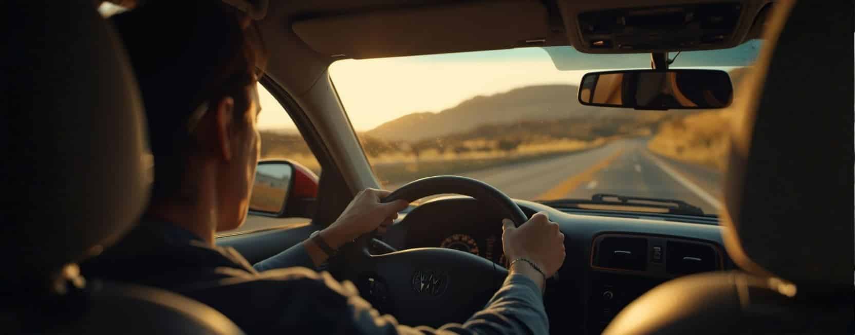 Condutor ao volante após mudanças legais na carta de condução