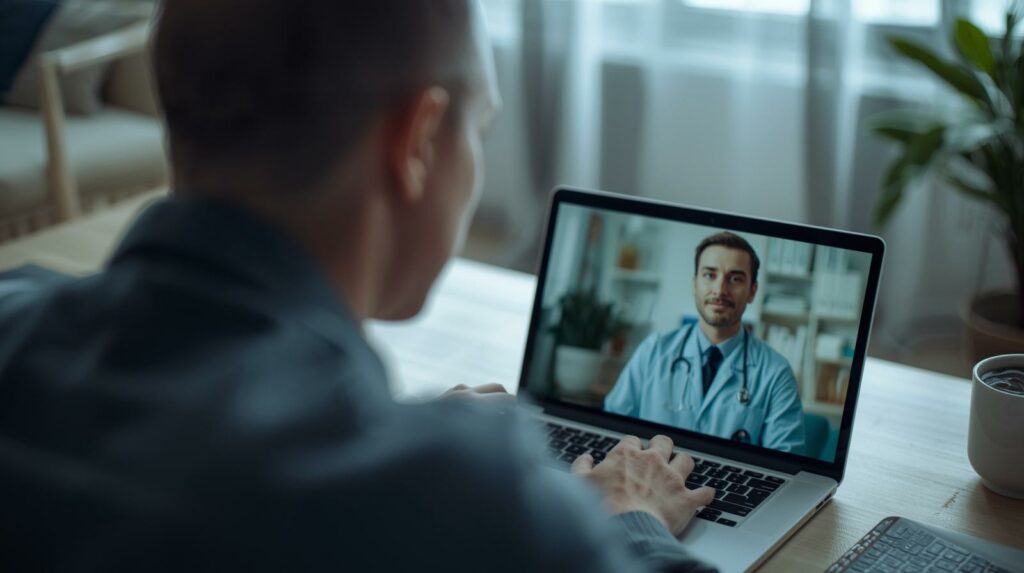 Consulta médica online para avaliação do certificado de incapacidade temporária