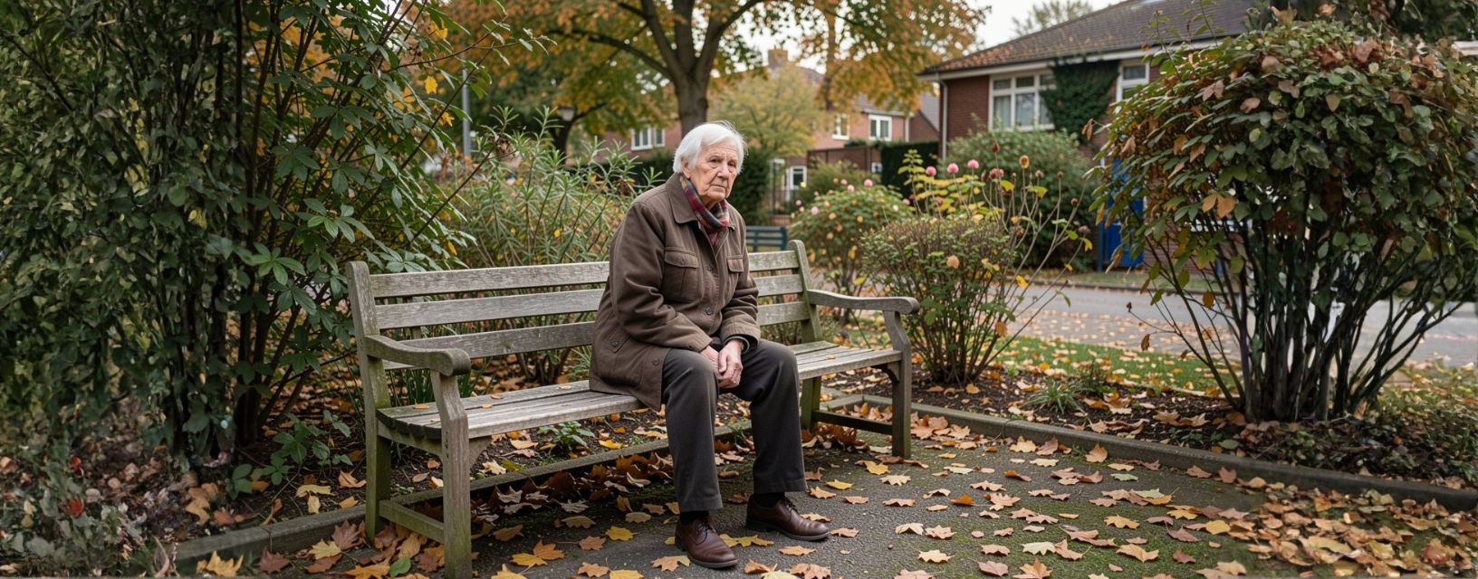 Idosa com sinais de comprometimento cognitivo ligeiro numa fase intermédia entre envelhecimento normal e demência