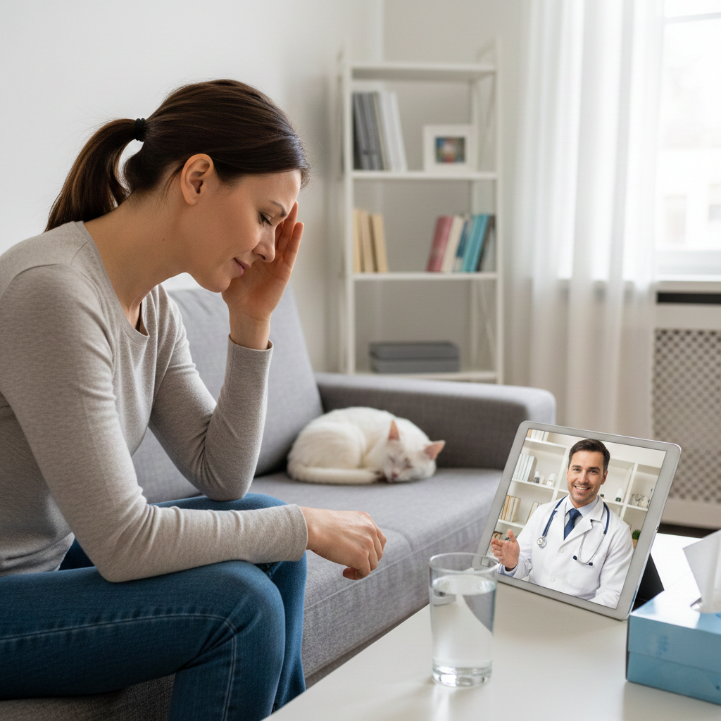 Consulta médica online para tratamento dos distúrbios do sono em adultos