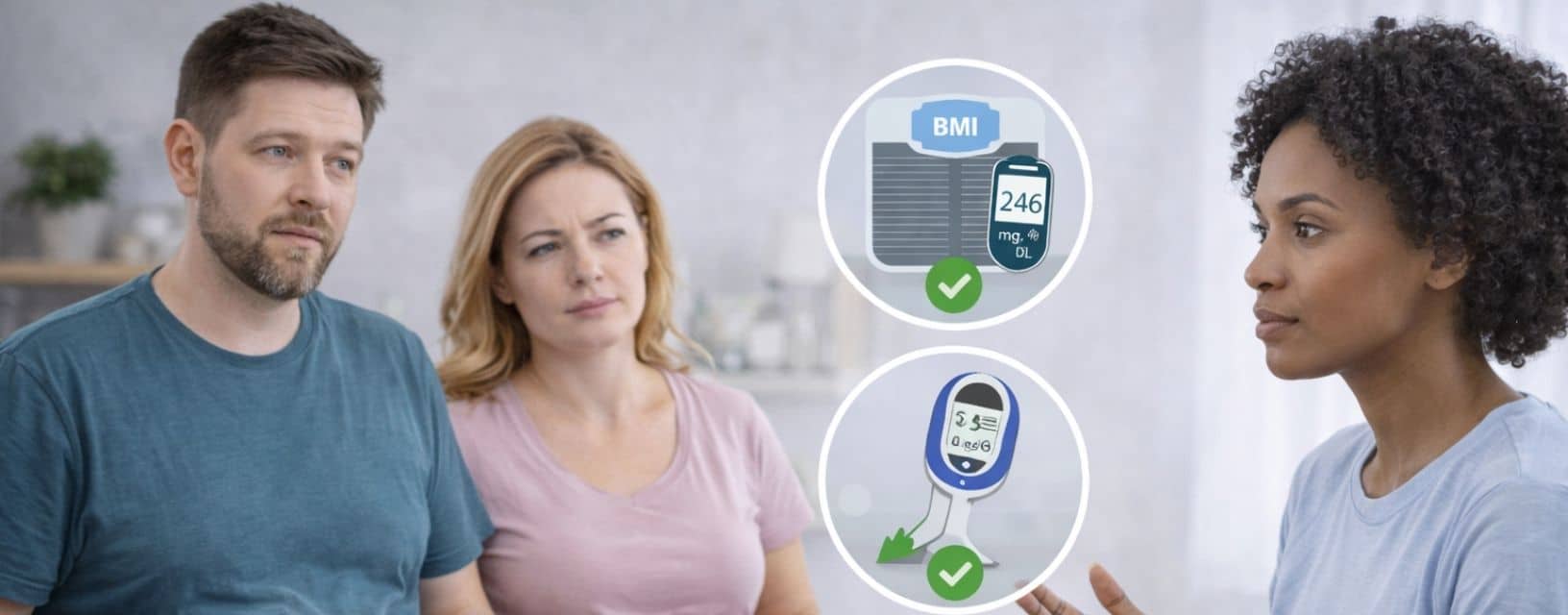 Pessoas a avaliar elegibilidade para tratamento de perda de peso com injetáveis